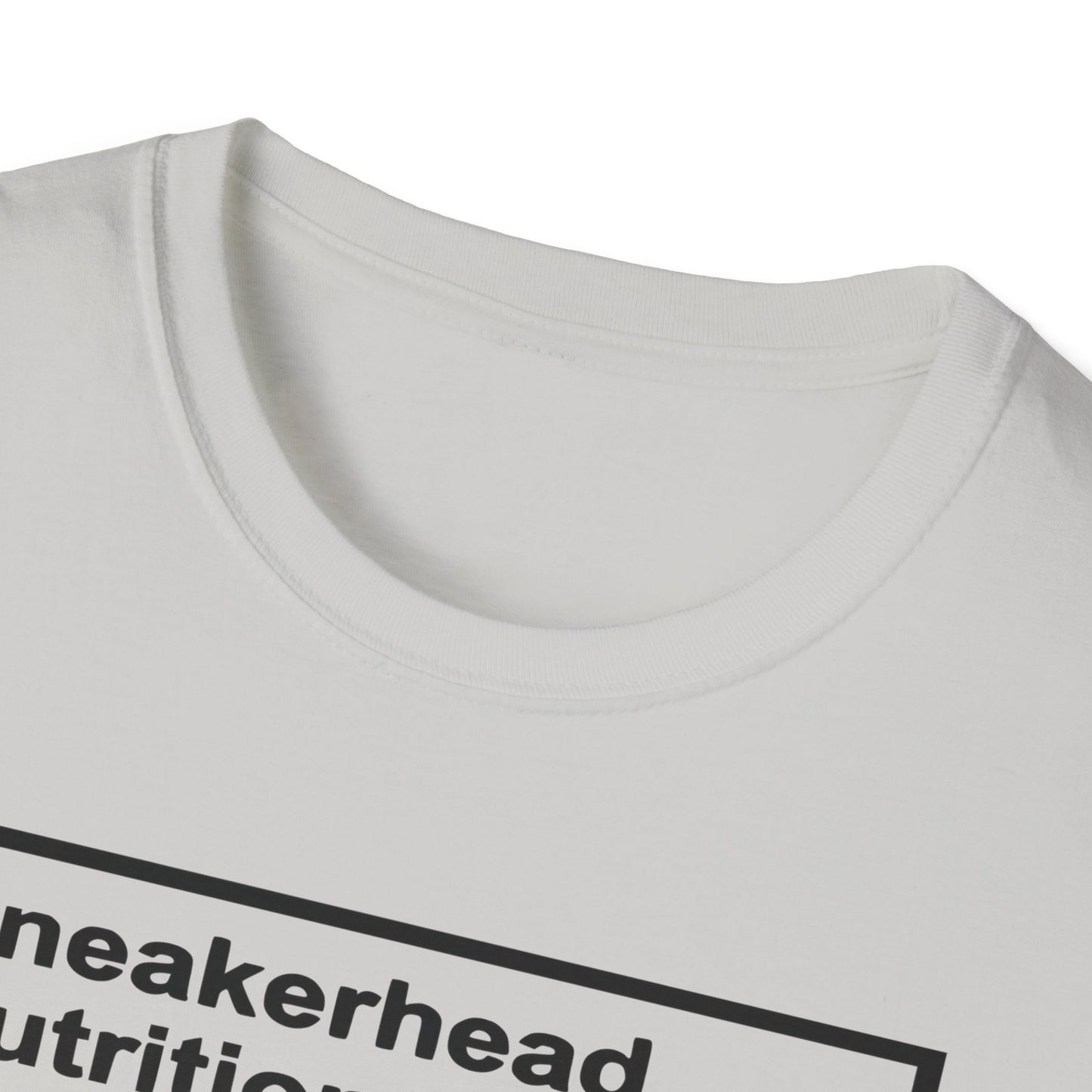 Sneakerhead Nutrition Facts T-Shirt | Cool Graphic Tee for Sneaker Lovers, Gift for Sneakerheads, Casual Streetwear, Unique Apparel
