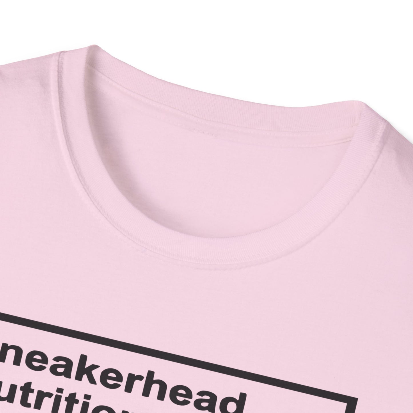 Sneakerhead Nutrition Facts T-Shirt | Cool Graphic Tee for Sneaker Lovers, Gift for Sneakerheads, Casual Streetwear, Unique Apparel
