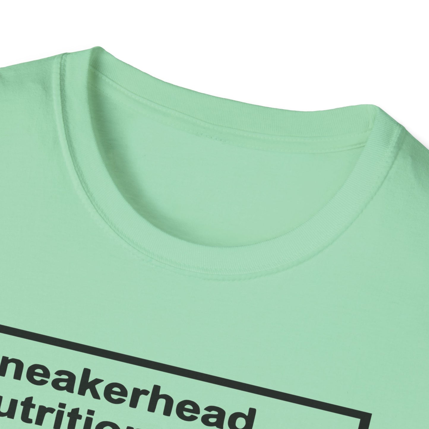 Sneakerhead Nutrition Facts T-Shirt | Cool Graphic Tee for Sneaker Lovers, Gift for Sneakerheads, Casual Streetwear, Unique Apparel