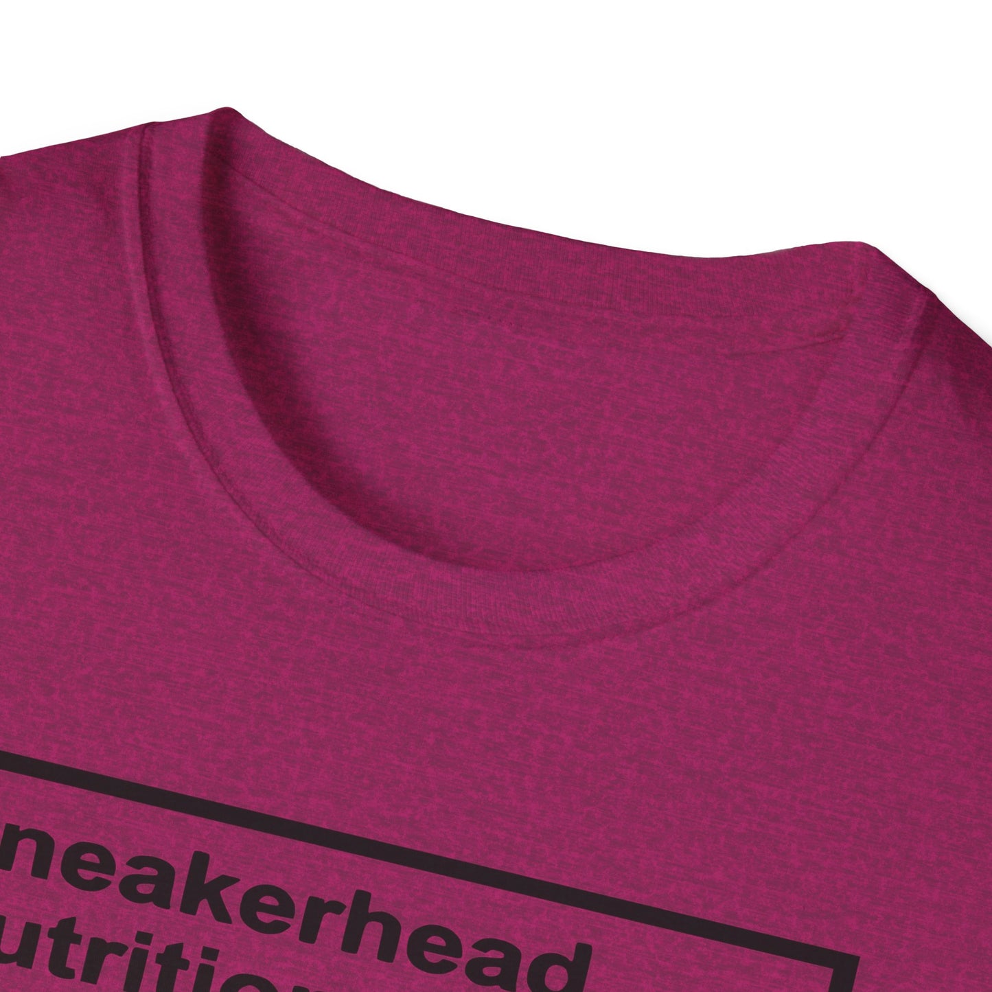 Sneakerhead Nutrition Facts T-Shirt | Cool Graphic Tee for Sneaker Lovers, Gift for Sneakerheads, Casual Streetwear, Unique Apparel